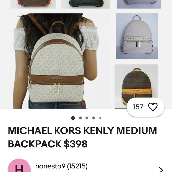 Michael kors mini backpack - Picture 1 of 3